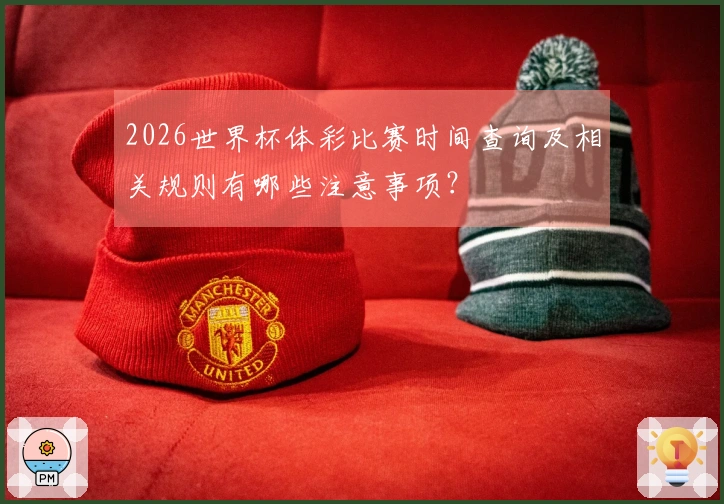 2026世界杯体彩比赛时间查询及相关规则有哪些注意事项？